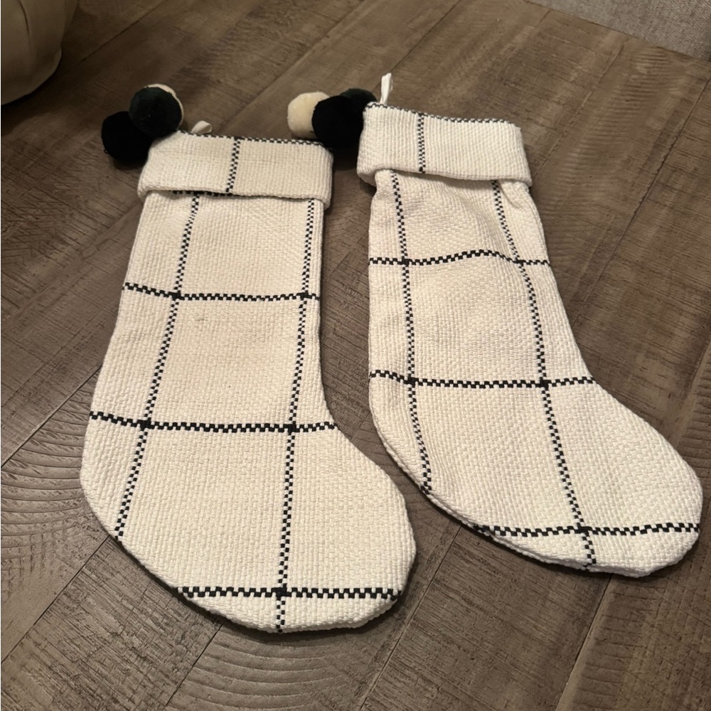 Set of two Christmas Stockings. Like new.